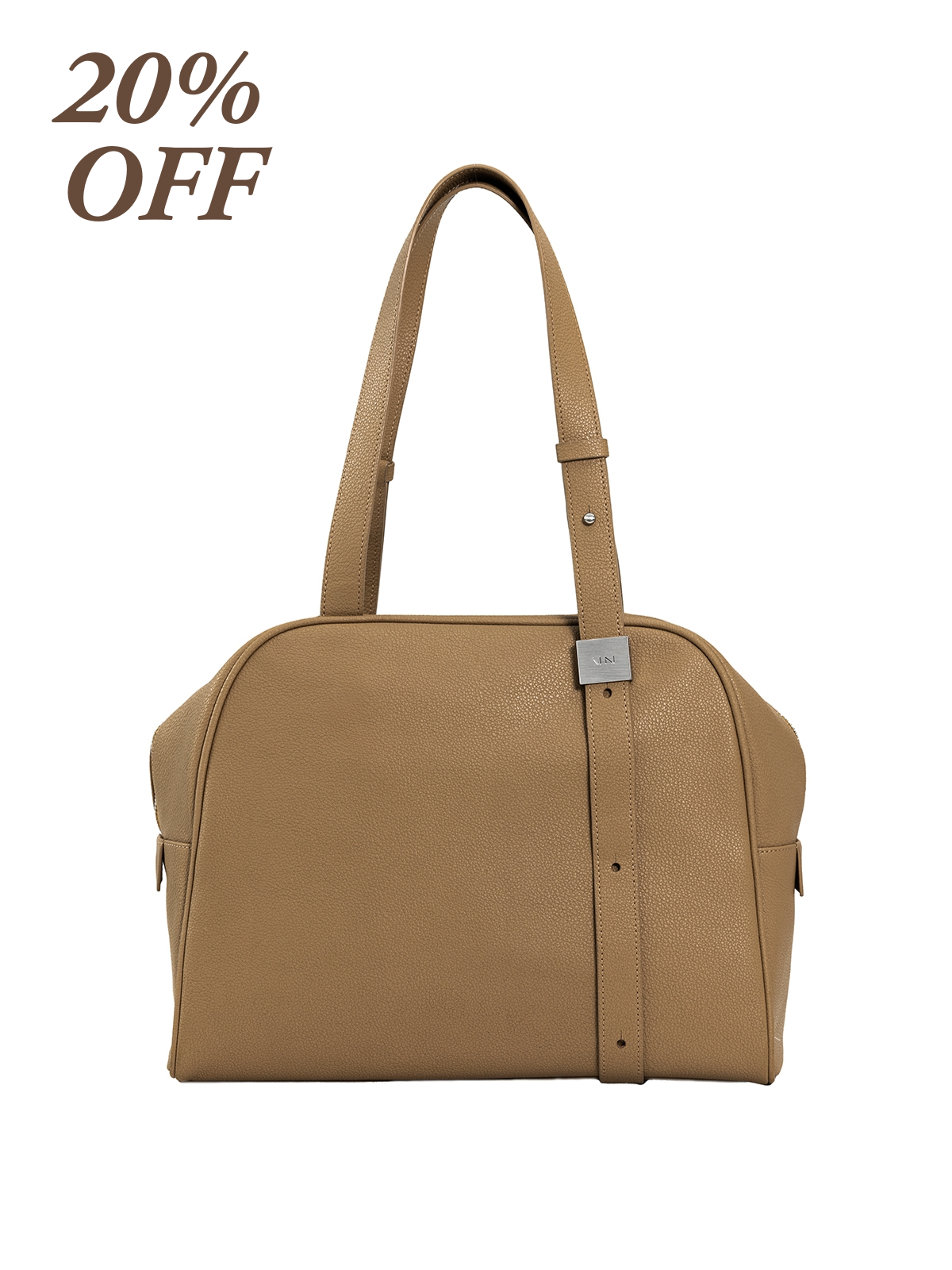 AHNI Midnight Boston Bag_Beige