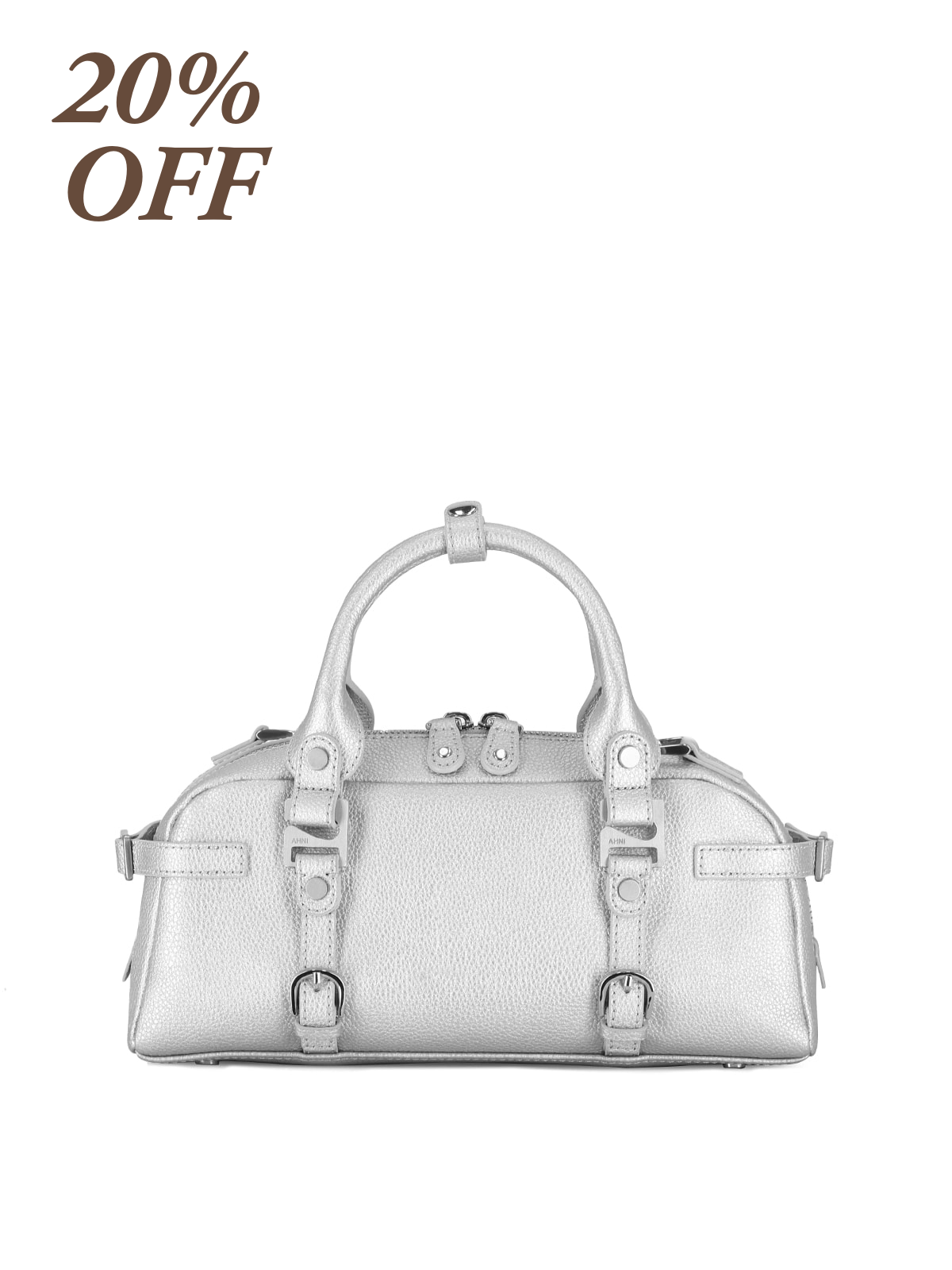 AHNI Ruskin Baguette Bag_Silver